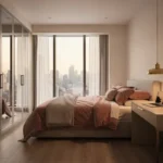 The Address Bandra East 3 BHK Floor To Ceiling Bedroom