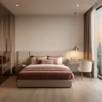 The Address Bandra East 3 BHK Wardrobe Study Bedroom