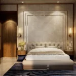 The Address Bandra East 4 BHK Feature Wall Bedroom
