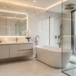 The Address Bandra East Marble Freestanding Bathtub Bathroom