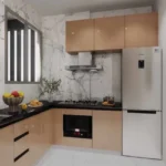 The Elements Mulund West Mumbai 2 BHK Modular Kitchen With Cabinets And Appliances