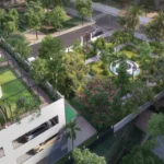 The Elements Mulund West Mumbai Landscaped Garden With Walking Paths And Trees