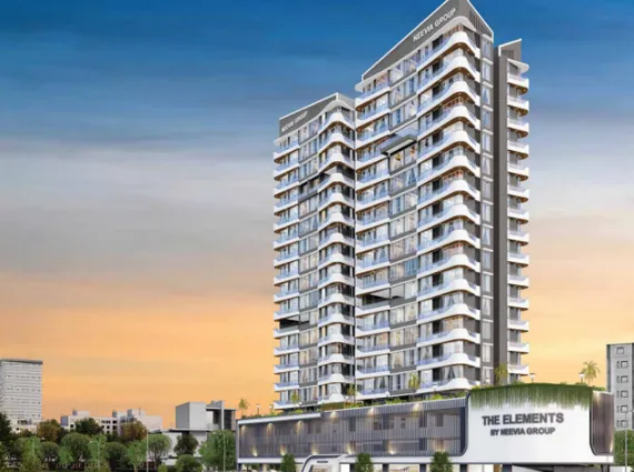 The Elements Mulund West Mumbai Residential Tower Exterior View
