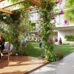 Trinity Towers JET Realty Santacruz East Garden Seating Area