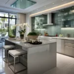 Vaarivana Villas Urse Mumbai Pune Expressway 5 BHK Island Kitchen Glass Cabinets