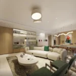 Viceroy Visava Aram Nagar Versova 3 BHK Living Dining Area