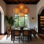 Villa Donatella Corjuem Goa 4 BHK Colonial Arched Dining Room Interior