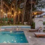 Villa Donatella Corjuem Goa Scenic Banyan Tree Pool Deck
