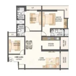 Yuvan Stellar Panchpakhadi Thane West 3 BHK Floor Plan