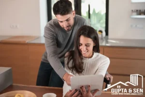 Broker Helping Client Find Property in Mumbai