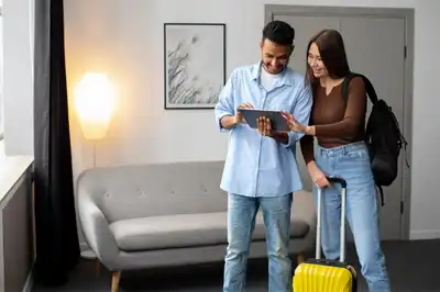 Young Couple Embarking on Vacation