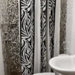 3 BHK Villa In Gondhalpada Alibaug Compact Washroom With Curtain Shower And Basin