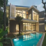 4 BHK Mar Selva Villa Bardez Goa Pool Facing Glass Facade