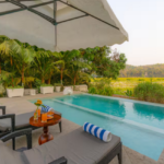 4 BHK Villa Loto Bianco Siolim Goa Swimming Pool With Deck Seating