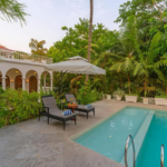 4 BHK Villa Loto Bianco Siolim Goa Poolside Lounge With Garden