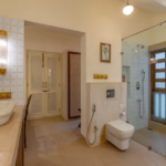 4 BHK Villa Loto Bianco Siolim Goa Bathroom With Walk In Shower