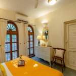 4 BHK Villa Loto Bianco Siolim Goa Guest Bedroom With Soft Decor