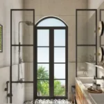 4 BHK Villa Rio Estado Ucassaim Goa Large Window Bathroom Interior