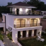 45 Saint Hills Riverfront Villas Khanand Karjat 3 BHK Stunning Evening View Of Independent Villa With Rooftop Lounge Terrace