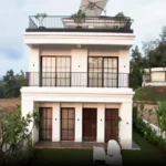 45 Saint Hills Riverfront Villas Khanand Karjat 3 BHK Front View Of Duplex Villa With Terrace And Lawn Space