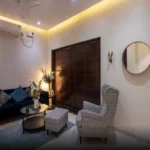 45 Saint Hills Riverfront Villas Khanand Karjat 3 BHK Comfortable Lounge Room With Plush Sofa Chairs