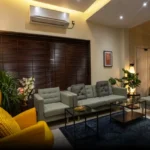 45 Saint Hills Riverfront Villas Khanand Karjat 3 BHK Luxury Living Space With Modern Sofa Set And Designer Interiors