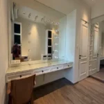 5 BHK Windsor Grande Oshiwara Rental Illuminated Vanity Dressing Area