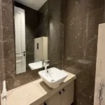 5 BHK Windsor Grande Oshiwara Rental Marble Vanity Designer Bathroom