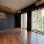 5 BHK Windsor Grande Oshiwara Rental Dark Accent Bedroom