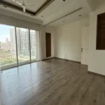 5 BHK Windsor Grande Oshiwara Rental Wood Ceiling Master Bedroom