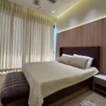 6 BHK Villa Jambrung Karjat Bedroom With Upholstered Headboard