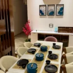 6 BHK Villa Jambrung Karjat Dining Table Setup With Chairs