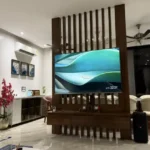 6 BHK Villa Jambrung Karjat Lounge With TV Divider Panel