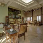6 BHK Villa Ribandar Panjim North Goa Living Room With Double Height Ceiling Seating And Spacious Layout