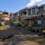 6 BHK Villa Ribandar Panjim North Goa Villa Exterior With Multi Level Design Open Area And Surrounding Homes