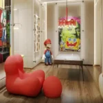 Aaradhya Onepark Sindhu Wadi Ghatkopar East Vibrant Children Activity Room Featuring Modern Seating And Play Stations