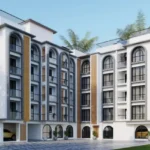 Aaroha La Safira Candolim Goa Residential Building With Arched Windows Balconies Facade
