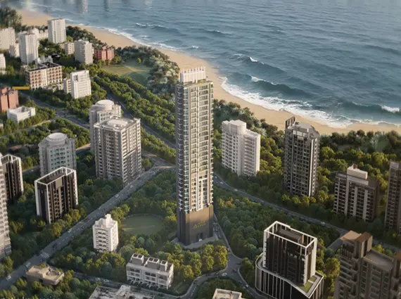 Aurum Girnar Teen Batti Malabar Hill 4 BHK Tower With Sea Facing Location