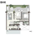 Avant Park West Vile Parle 2 BHK Floor Plan