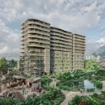 Avant Park West Vile Parle Premium Residential Tower Exterior With Landscaped Garden Green Surroundings And Modern Architecture