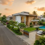 Birla Estates Boisar Luxury Plots Premium Residential Streets With Villas Landscaped Gardens And Driveways