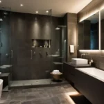 Crest Golfshire Chembur Colony Chembur 3 BHK Bathroom Featuring Double Sink Vanity Walk