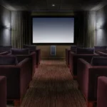 Crest Golfshire Chembur Colony Chembur Private Theatre With Recliner Seating Acoustic Walls And Cinema Screen Setup
