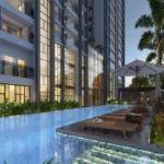 Crystal Antras Manpada Thane West 3 BHK Podium Pool With Lounge Area