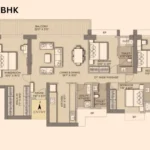 Crystal Antras Manpada Thane West 4 BHK Layout