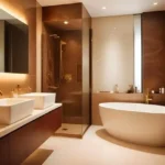 Esquina Link Road Lokhandwala Andheri West 3 BHK Premium Bathroom With Bathtub Walk In Shower And Elegant Finish