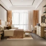 Good Earth Villas Igatpuri Nashik 3 BHK Bedroom Interior With Modern Design Spacious Layout Soft Lighting And Premium Furniture