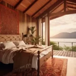 Good Earth Villas Igatpuri Nashik 3 BHK Bedroom With Scenic Nature View Wooden Interiors Private Deck And Cozy Design