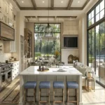 Good Earth Villas Igatpuri Nashik 3 BHK Kitchen Interior With Modular Layout Island Counter Modern Appliances