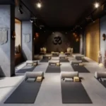 Icon By Merx Jacob Circle Mahalaxmi 3 BHK Yoga Studio Wellness Area With Calm Interiors Meditation Space
